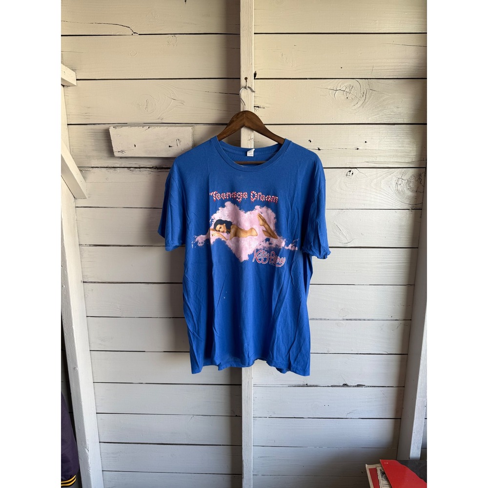 Katy Perry California Dreams Tour 2011 T-Shirt Teenage Dream Blue XL Tultex